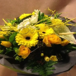 BOUQUET ROND JAUNE