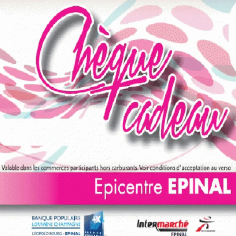 FLEURS & CHEQUE CADEAU EPICENTRE 40