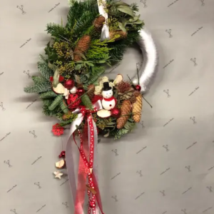 COURONNE D'ACCUEIL MODERNE THEME HIVER